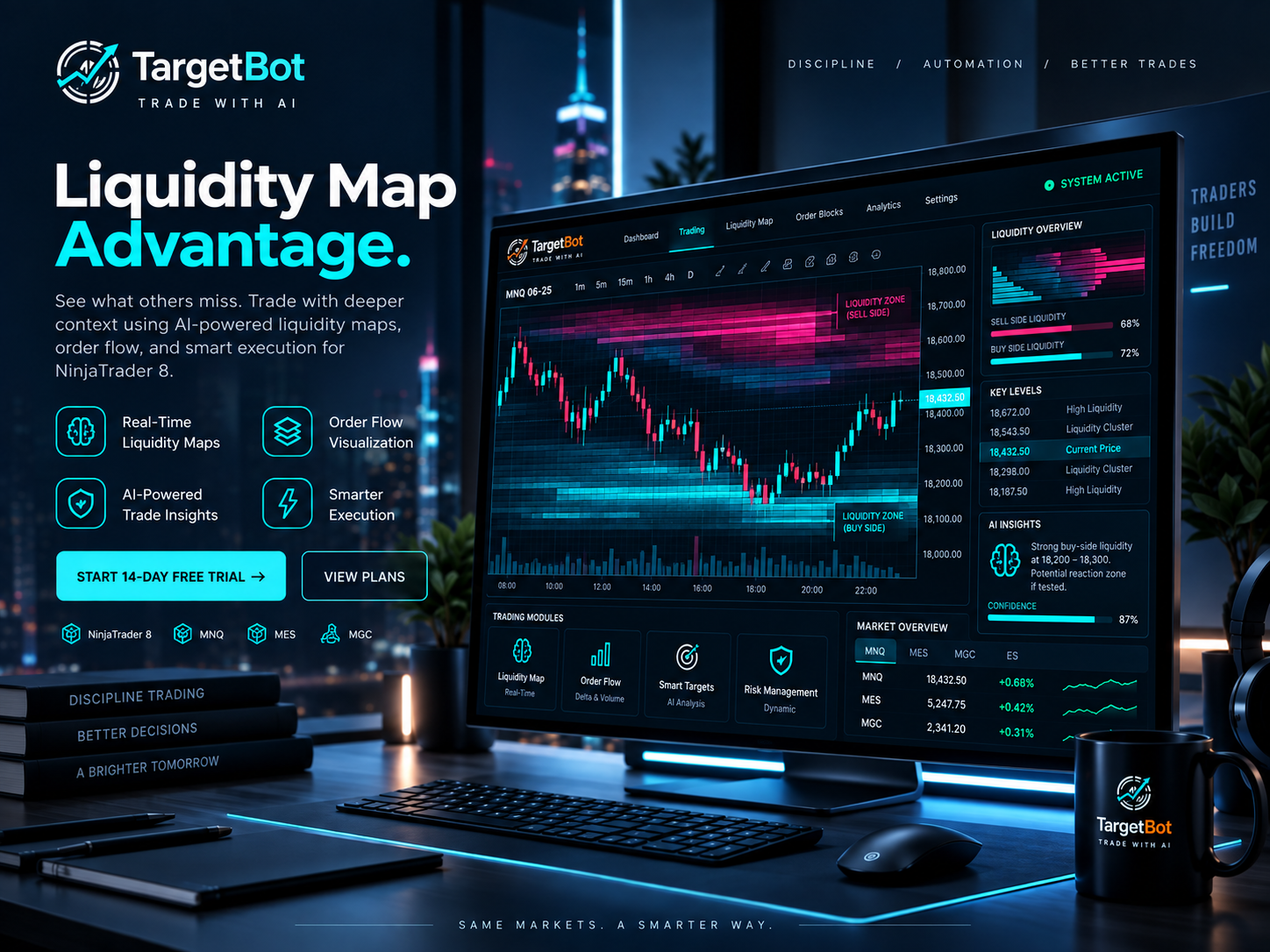Trade with AI Liquidity Map